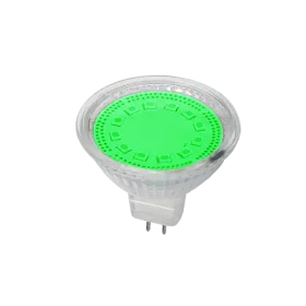 LED LAMP MR16 SMD2835 3W G5,3 12V 3000K GREEN