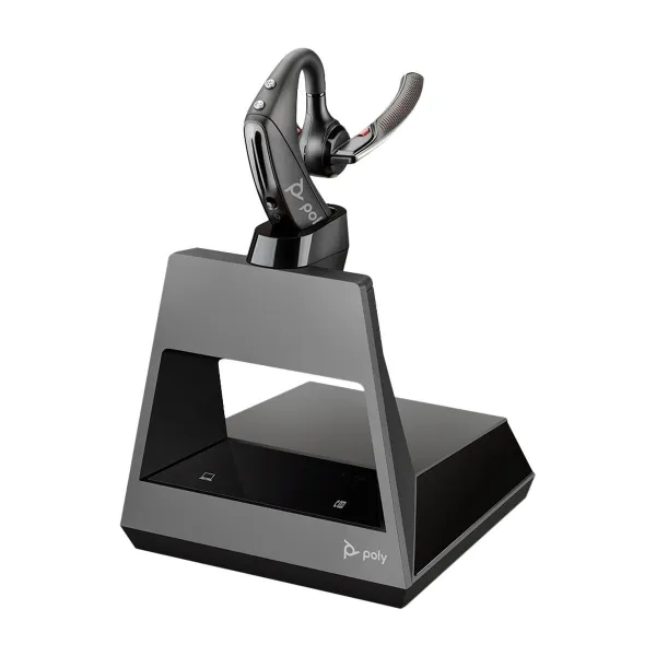 Austiņas ar Mikrofonu Poly Voyager 5200 Melns