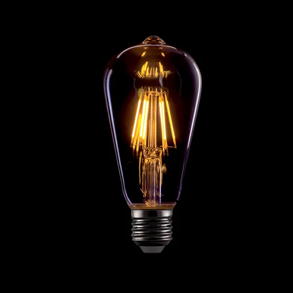 LED VINTAGE SPULDZE AR REGULIĒJAMU GAISMU ST64-8W E27 2800-3200K