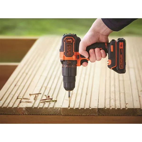 Driver Drill Black & Decker 18 V 18V