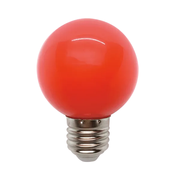 LED SPULDZE GLOBE G60 3W E27 SARKANĀ