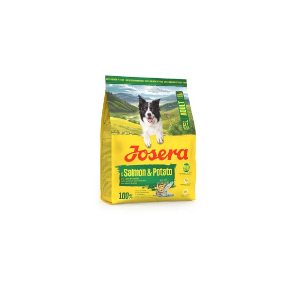 Pašarai Josera Adult Lašišos raudonumo spalva Bulvės 900 g