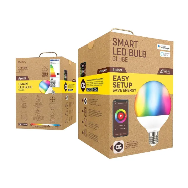 Išmani Lemputė Muvit iO 10 W E27 2700 K 6500 K 950 Lm Wi-Fi LED