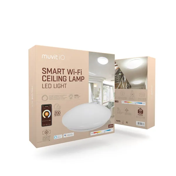 Pakabinamas apšvietimas muvit iO iO Balta Metalinis Wi-Fi (2700 K) (6500 K)