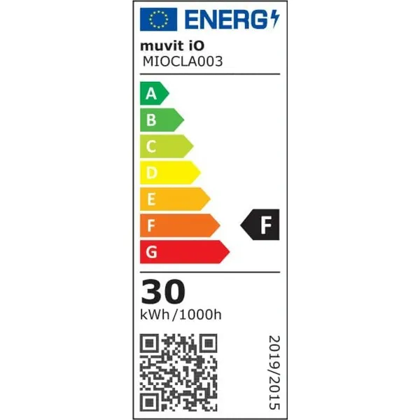 Įmontuotas prožektorius Muvit iO Balta 30 W 3000 lm 330 mm Wi-Fi
