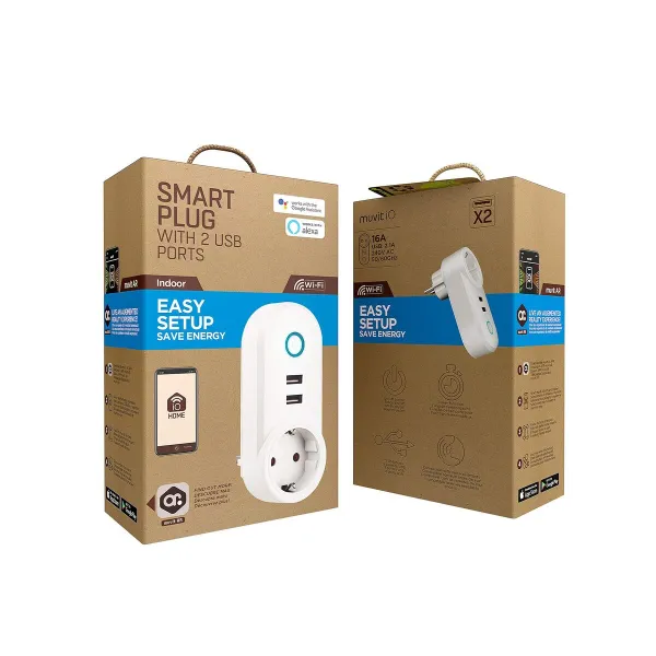 Умная розетка Muvit iO Wi-Fi 220 V 100 - 240 V 16 A