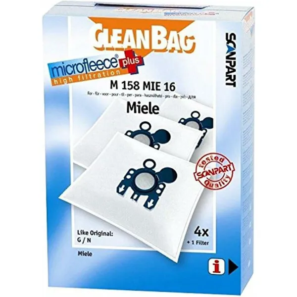 Сменный мешок для пылесоса Scanpart M 158 MIE 16 Typ G, N MIELE 4UD