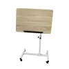 Side table MobleKit White Brown 60 x 40 x 59 cm Wood Metal (3 Units)