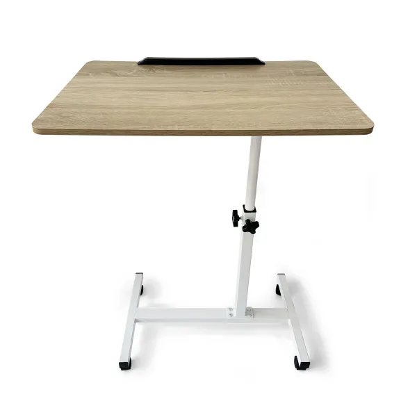 Side table MobleKit White Brown 60 x 40 x 59 cm Wood Metal (3 Units)