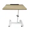 Side table MobleKit White Brown 60 x 40 x 59 cm Wood Metal (3 Units)