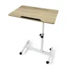 Side table MobleKit White Brown 60 x 40 x 59 cm Wood Metal (3 Units)