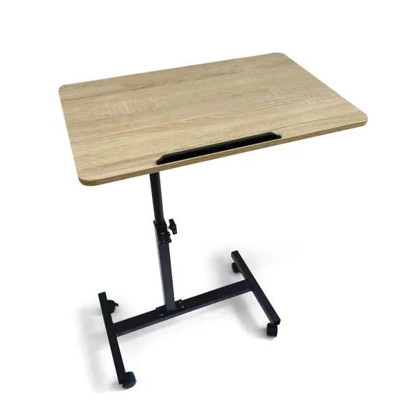 Side table MobleKit Brown Black 60 x 40 x 59 cm Wood Metal (3 Units)