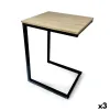 Side table MobleKit Brown Black 40 x 30 x 60 cm Wood Metal (3 Units)