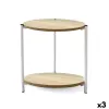 Side table MobleKit White Metal Wood 40 x 42 cm (3 Units)