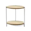 Side table MobleKit White Metal Wood 40 x 42 cm (3 Units)