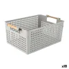 Multi-purpose basket Confortime Wood polypropylene (18 Units)