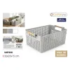Multi-purpose basket Confortime Wood polypropylene (18 Units)