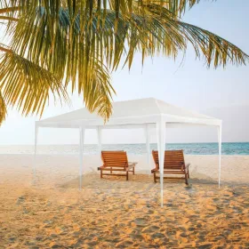 Gazebo Aktive White 300 x 600 cm Metal Plastic