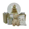 Новогоднее украшение DKD Home Decor Смола Медведь (11 x 9 x 9 cm) (2 штук)