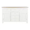 Bufete DKD Home Decor Bēšs Dabisks Paulovnijas koks 122 x 40 x 77 cm