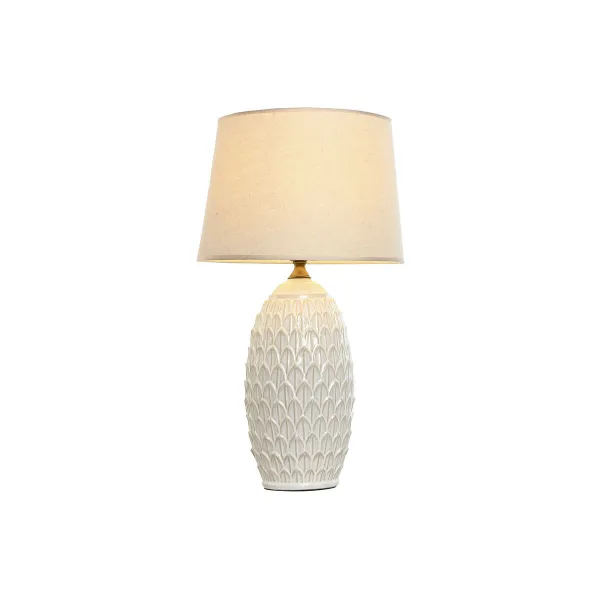 Stalinė lempa Home ESPRIT Balta Porcelianas 50 W 220 V 36 x 36 x 65 cm