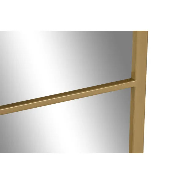 Sieninis veidrodis Home ESPRIT Auksinis 60 x 2 x 90 cm