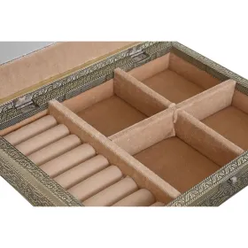 Korurasia Home ESPRIT Valkoinen Samppanja Puu Alumiini 27,5 x 20 x 5,4 cm