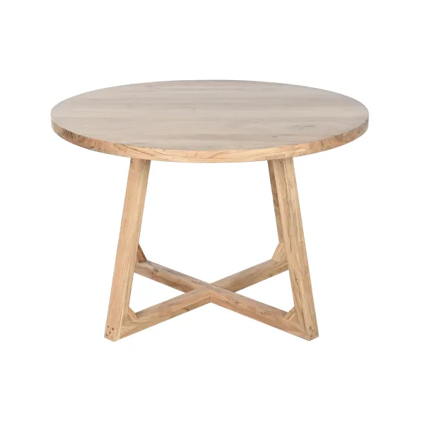 Valgomojo stalas Home ESPRIT Akacija 115 x 115 x 76 cm
