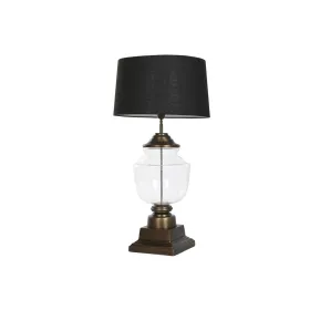 Stalinė lempa Home ESPRIT Juoda Bronzinis 50 W 220 V