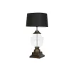 Stalinė lempa Home ESPRIT Juoda Bronzinis 50 W 220 V