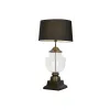 Stalinė lempa Home ESPRIT Juoda Bronzinis 50 W 220 V