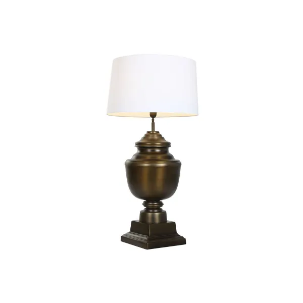 Stalinė lempa Home ESPRIT Juoda Bronzinis 50 W 220 V
