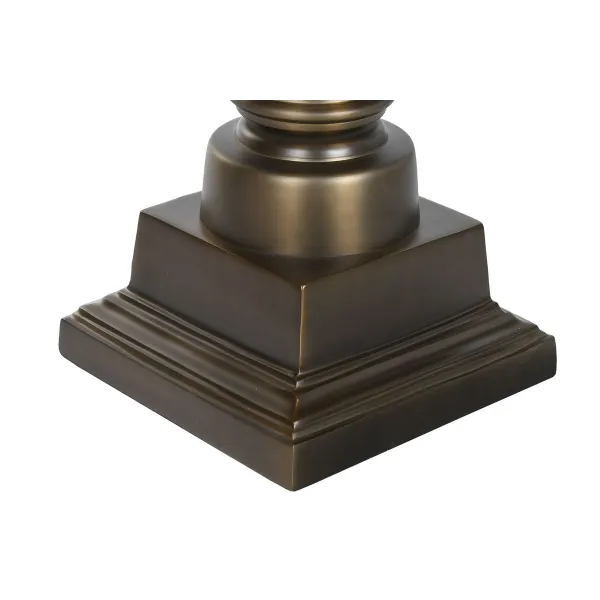 Stalinė lempa Home ESPRIT Juoda Bronzinis 50 W 220 V