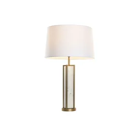 Stalinė lempa Home ESPRIT Balta Rusvai gelsva Auksinis 50 W 220 V
