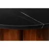 Pusdienu galds Home ESPRIT Melns Dabisks Marmors Akācija 106 x 106 x 76 cm