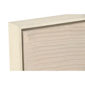 Drobė Home ESPRIT Rusvai gelsva Abstraktus Skandinavijos 102 x 4,5 x 102 cm (2 vnt.)