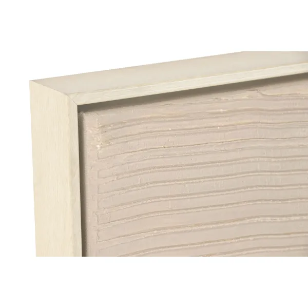 Drobė Home ESPRIT Rusvai gelsva Abstraktus Skandinavijos 102 x 4,5 x 102 cm (2 vnt.)