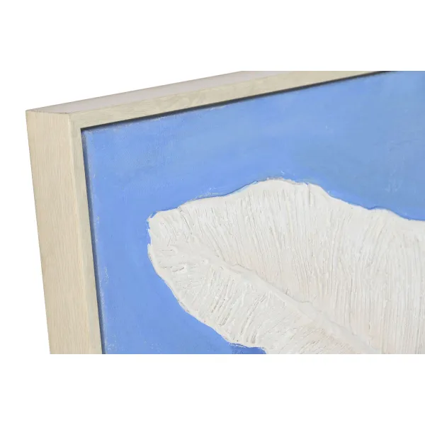 Drobė Home ESPRIT Mėlyna Balta Paklodės Tropinis 82,5 x 4,5 x 122,5 cm (2 vnt.)