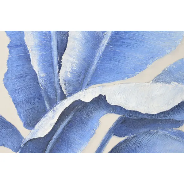 Drobė Home ESPRIT Mėlyna Balta Paklodės Tropinis 82,5 x 4,5 x 122,5 cm (2 vnt.)