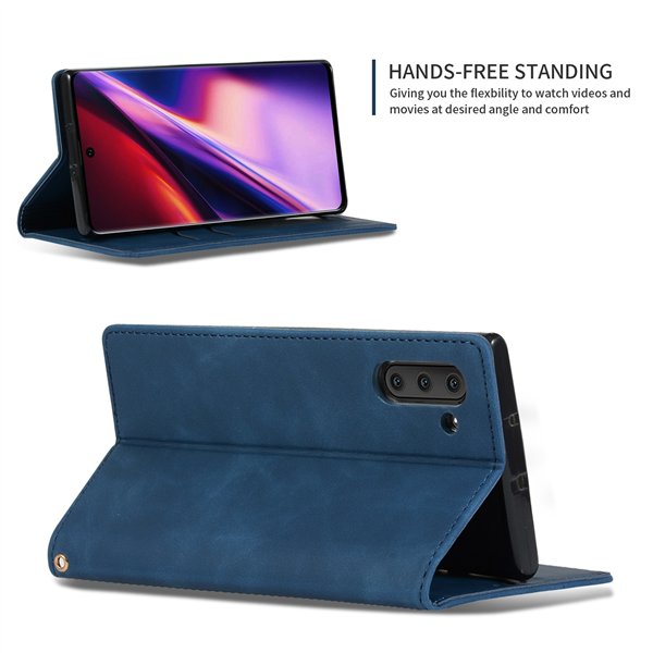 Case Business Style Samsung A715 A71 dark blue