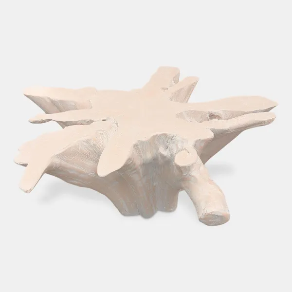 Centrālais galds Home ESPRIT Balts 90 x 90 x 44 cm