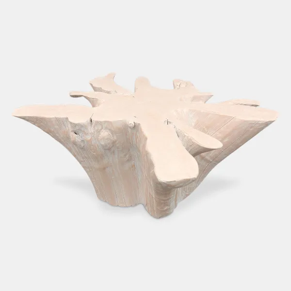 Centrālais galds Home ESPRIT Balts 90 x 90 x 44 cm