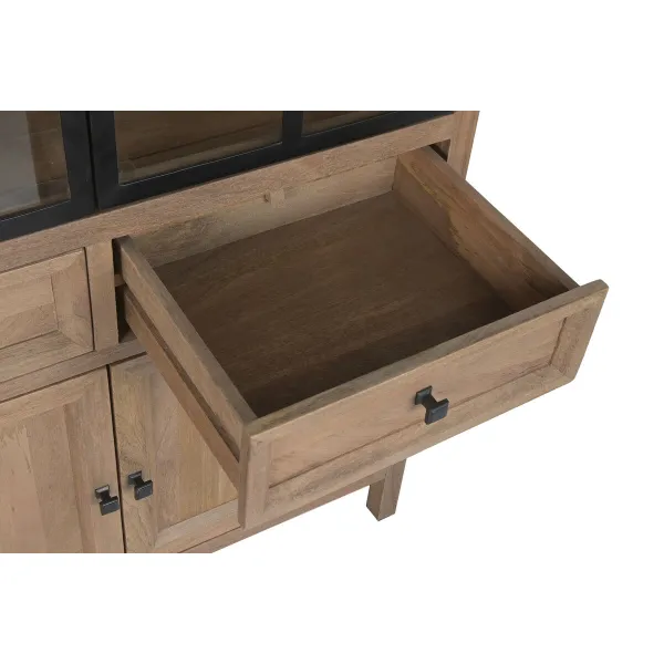 Displejaj stends Home ESPRIT Metāls Mango koks 100 X 42 X 195 CM