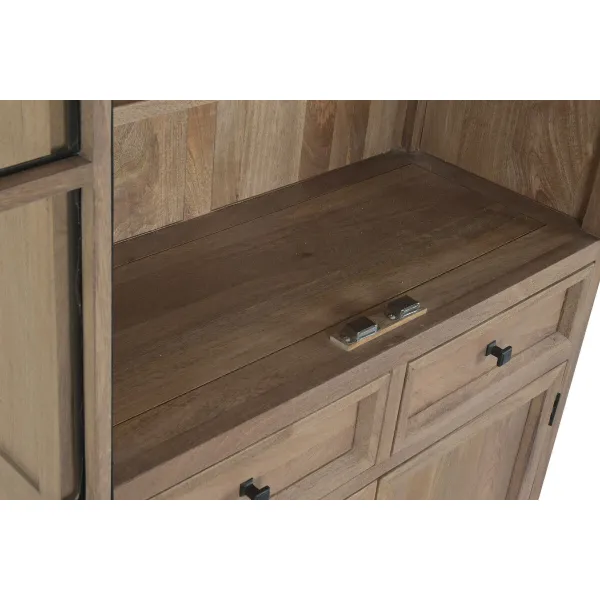 Displejaj stends Home ESPRIT Metāls Mango koks 100 X 42 X 195 CM