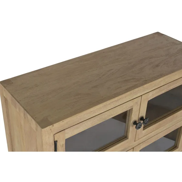 Displejaj stends Home ESPRIT Metāls Mango koks 80 X 30 X 120 CM