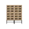 Displejaj stends Home ESPRIT Metāls Mango koks 80 X 30 X 120 CM