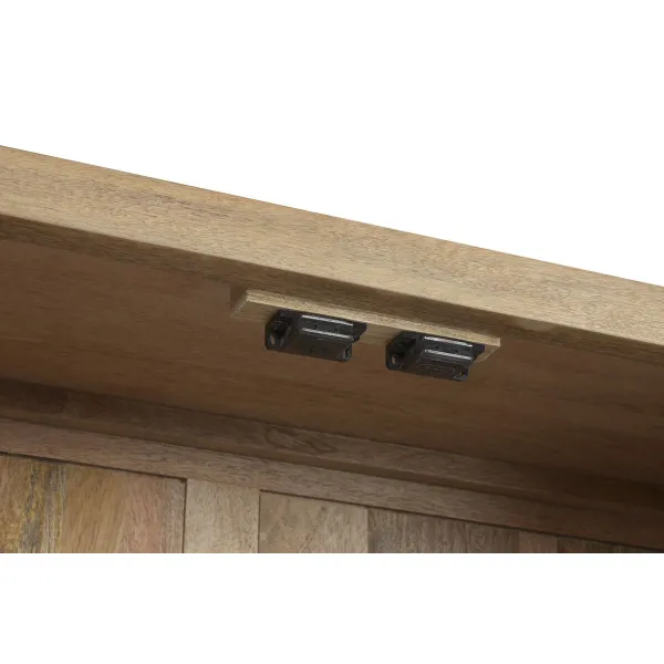 Displejaj stends Home ESPRIT Metāls Mango koks 80 X 30 X 120 CM