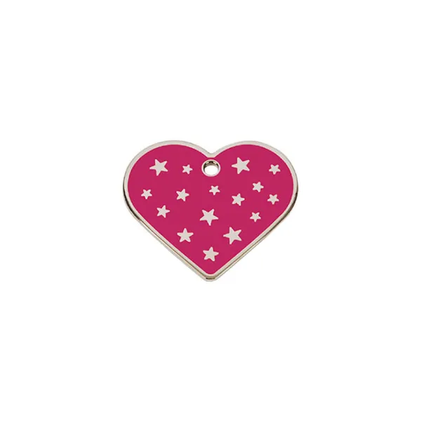 Identification plate for collar Imarc PetScribe Passion Pink Silver