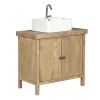 Spintelė po praustuvu Home ESPRIT Keramikinis Mango mediena 81 X 56 X 78 CM