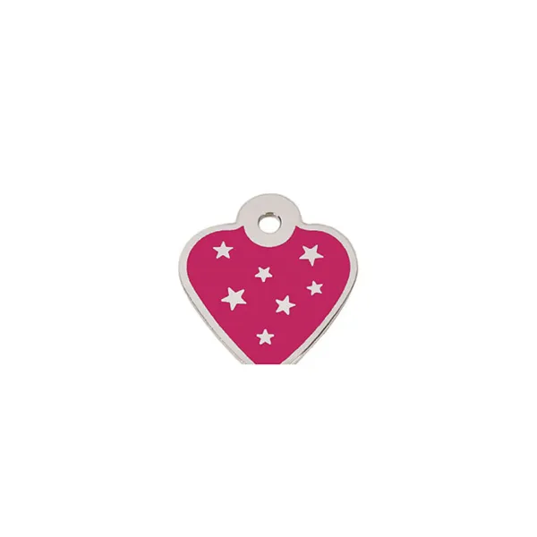 Identification plate for collar Imarc PetScribe Passion Pink Silver